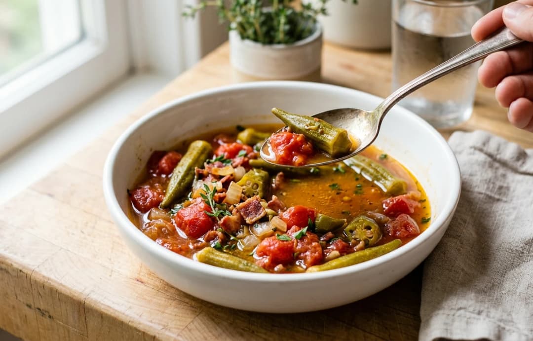 Southern Stewed Okra & Tomatoes