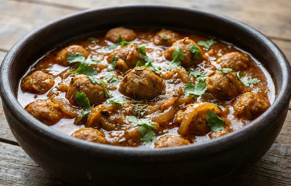 Soya Chunks Curry
