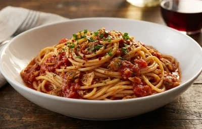 Spaghetti with Red Clam Sauce