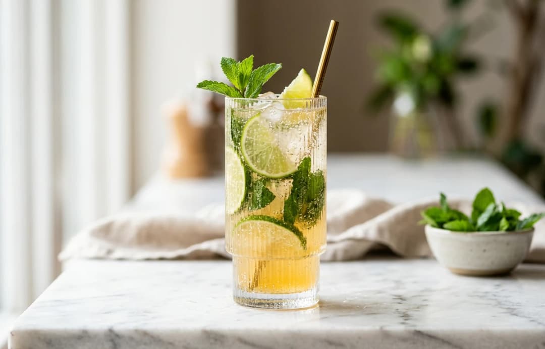 Sparkling Orange & Mint Refresher