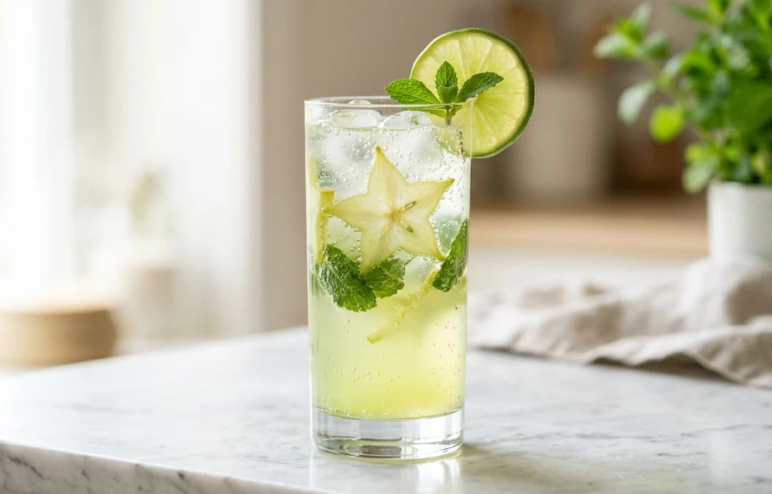Sparkling Starfruit & Mint Limeade
