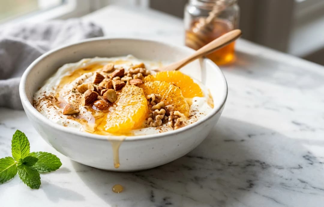 Spiced Orange Yogurt Bowl