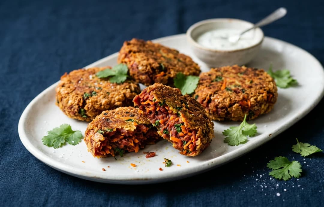 Spiced Red Lentil Patties