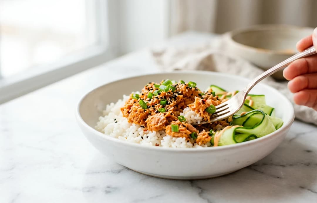 Spicy Canned Tuna Bowl