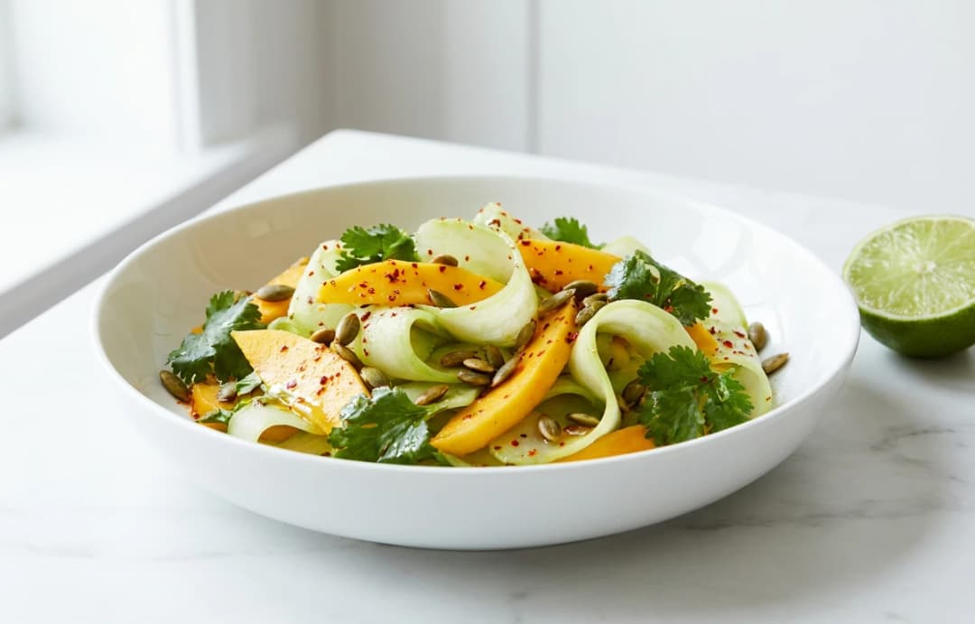 Spicy Chayote & Mango Salad