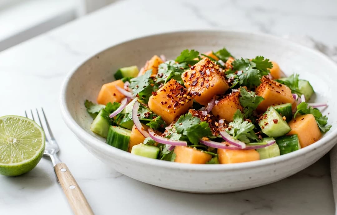 Spicy Chili-Lime Melon Salad
