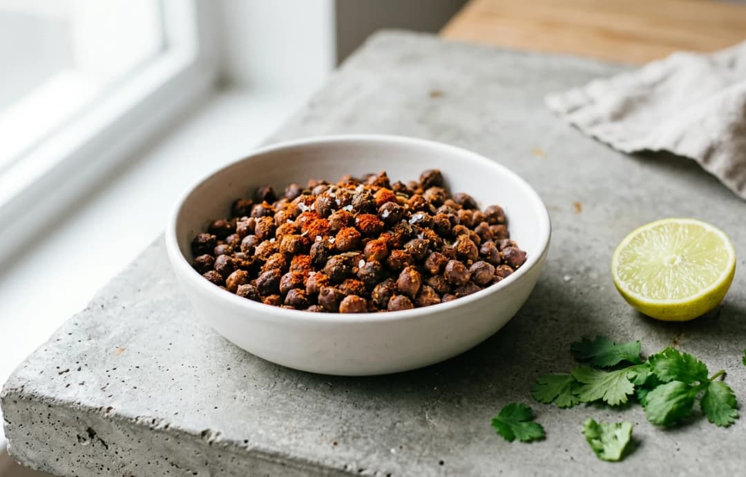 Spicy Roasted Kala Chana Snack