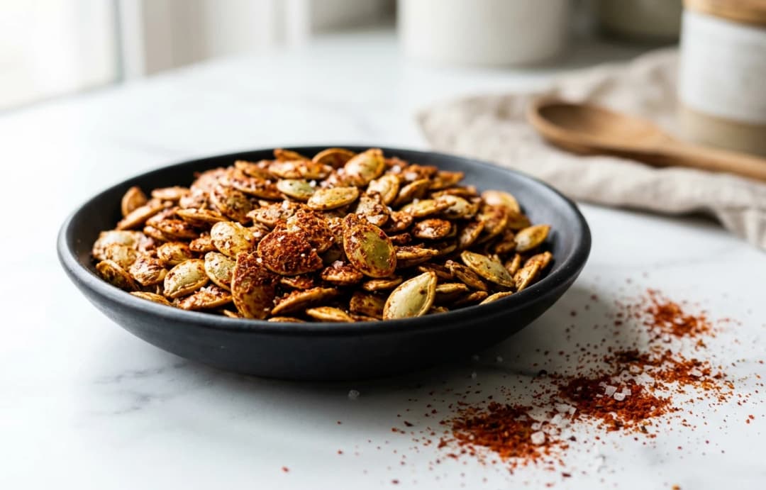 Spicy Roasted Pumpkin Seeds