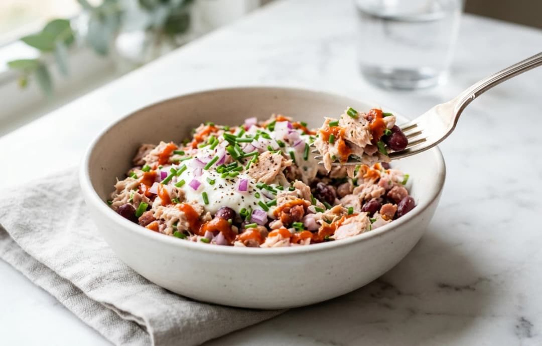 Spicy Tuna Salad with Water Chestnuts