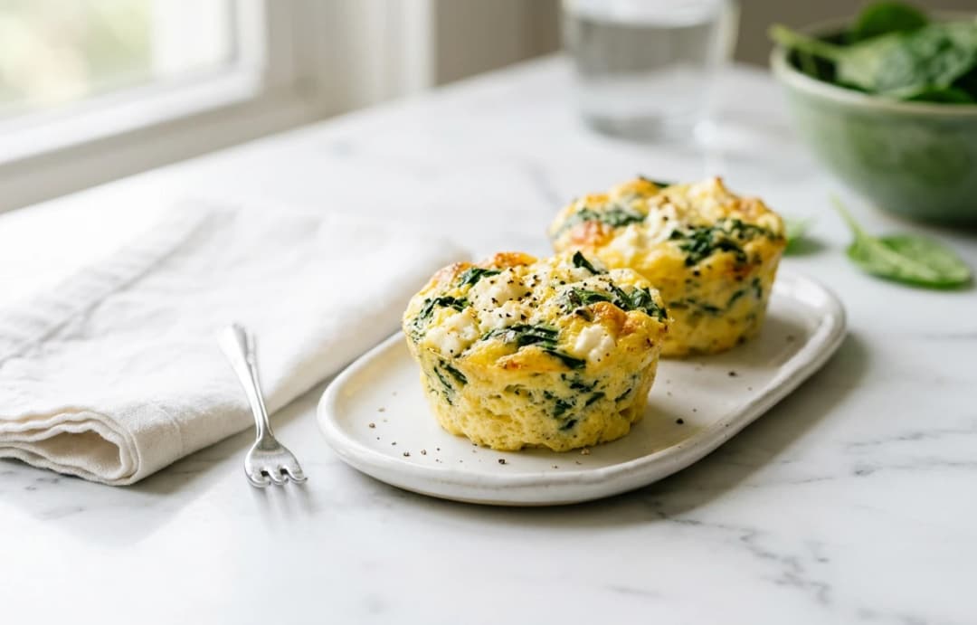 Spinach & Feta Egg Bites