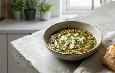Spinach Lentil Soup