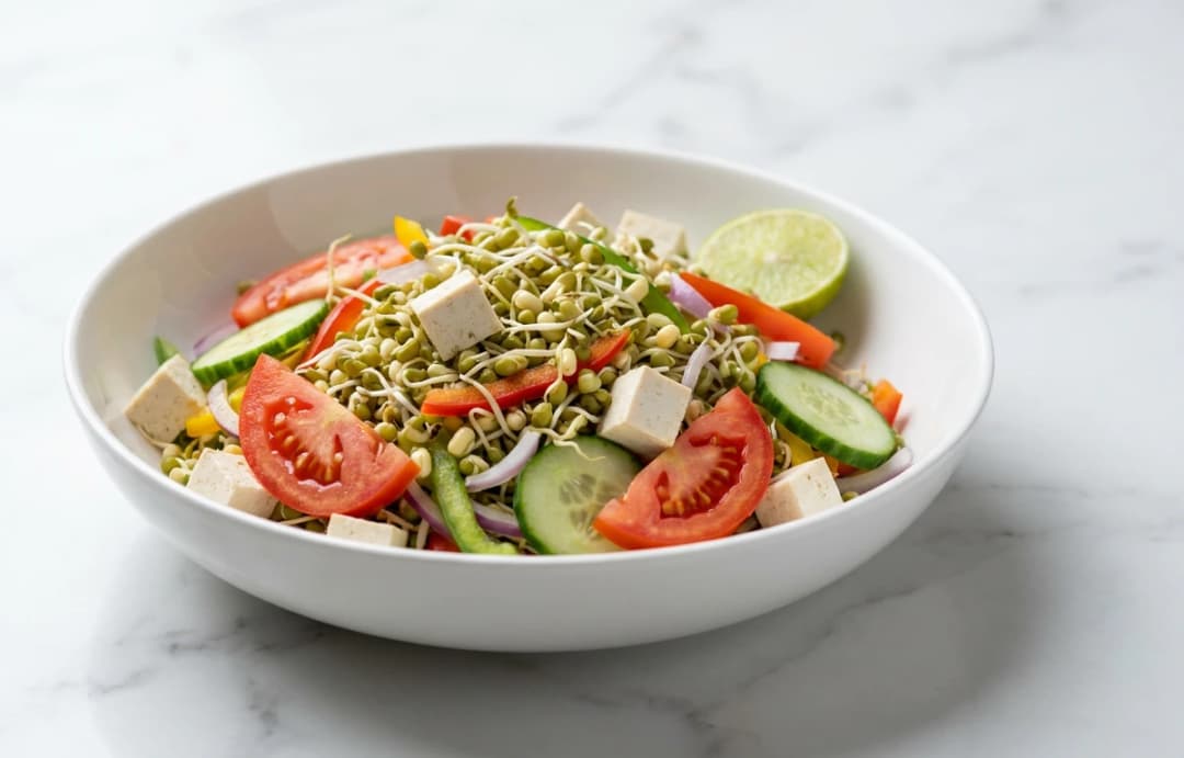 Sprouted Moong Salad