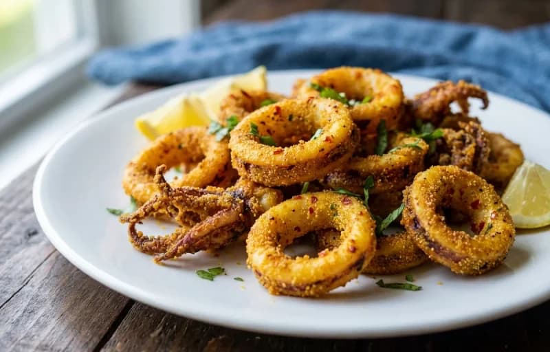 Squid Rava Fry