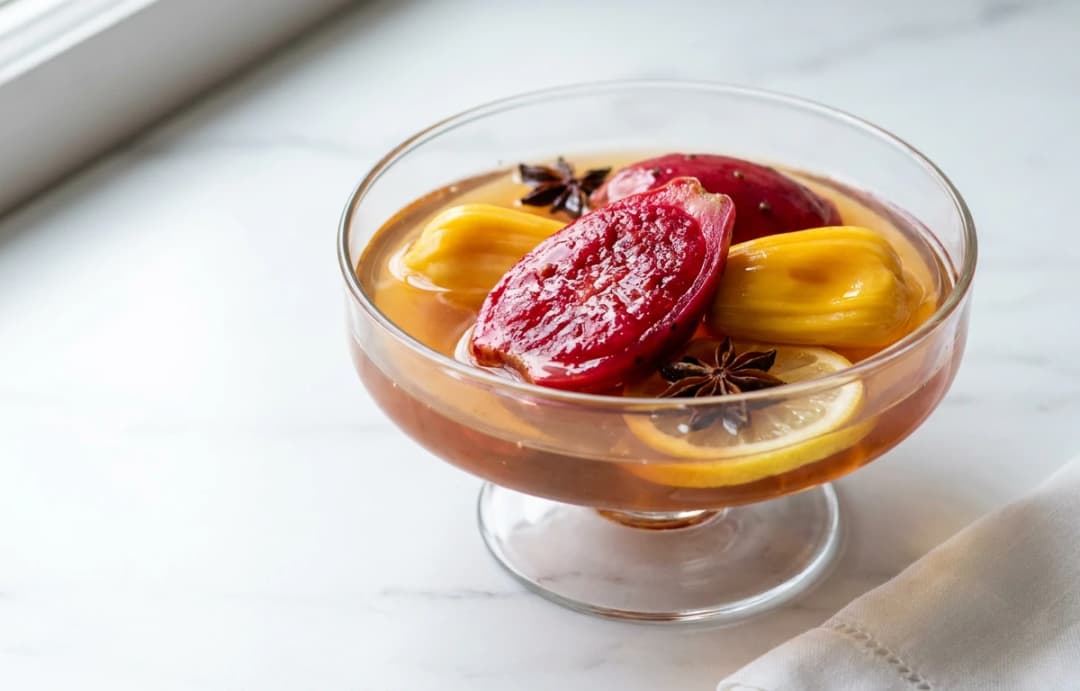 Star Anise Spiced Poached Pears