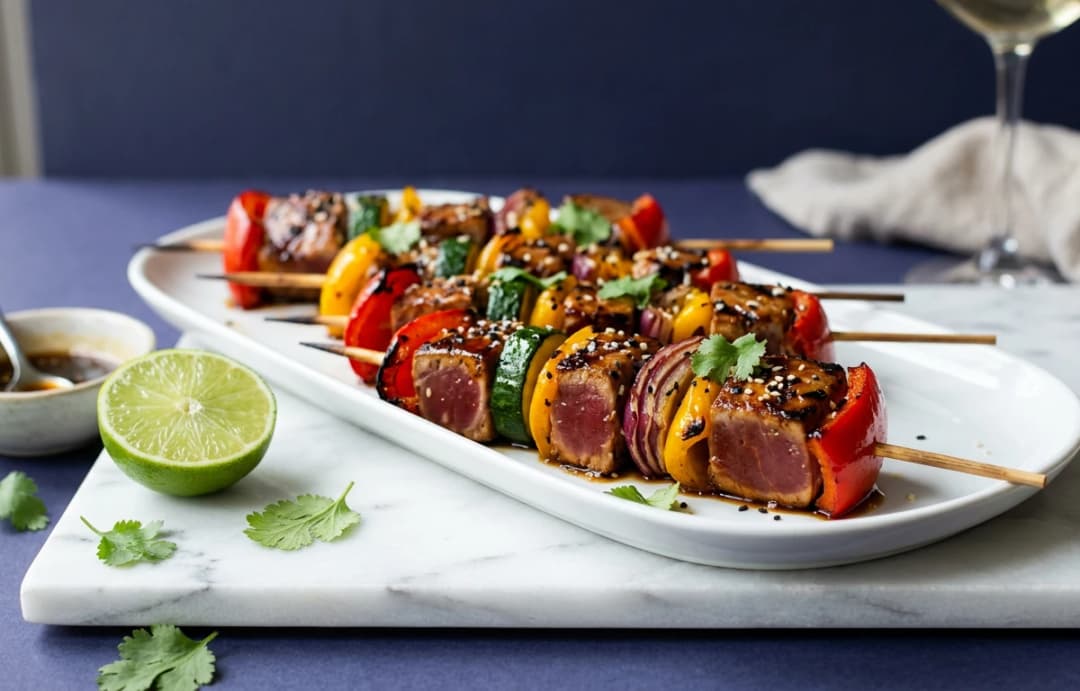 Steak & Vegetable Skewers