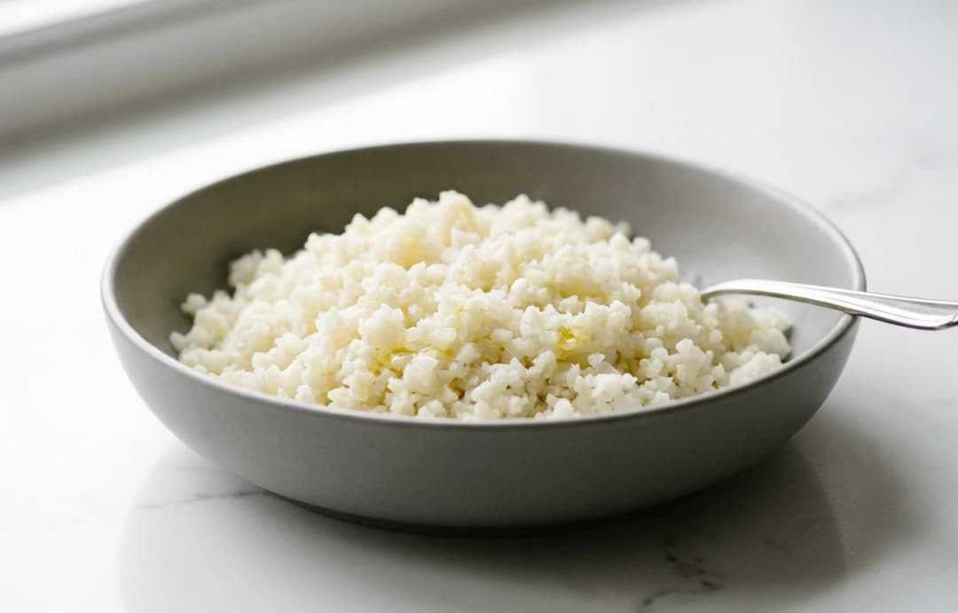 Steamed Cauliflower Rice