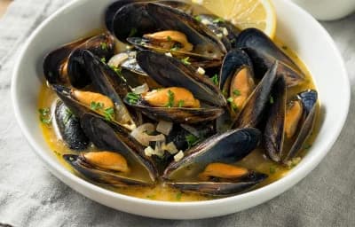 Steamed Mussels
