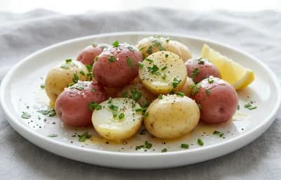 Steamed New Potatoes with Herbs