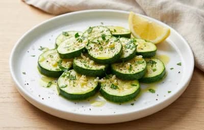 Steamed Zucchini