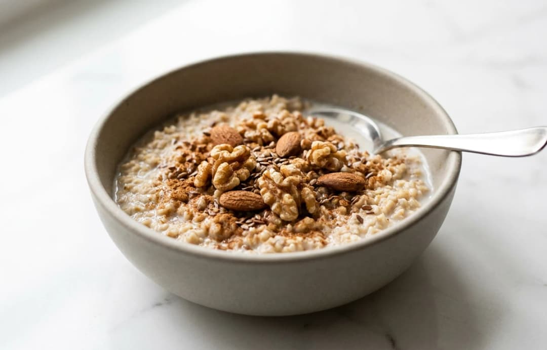 Steel-Cut Oats with Soy Milk