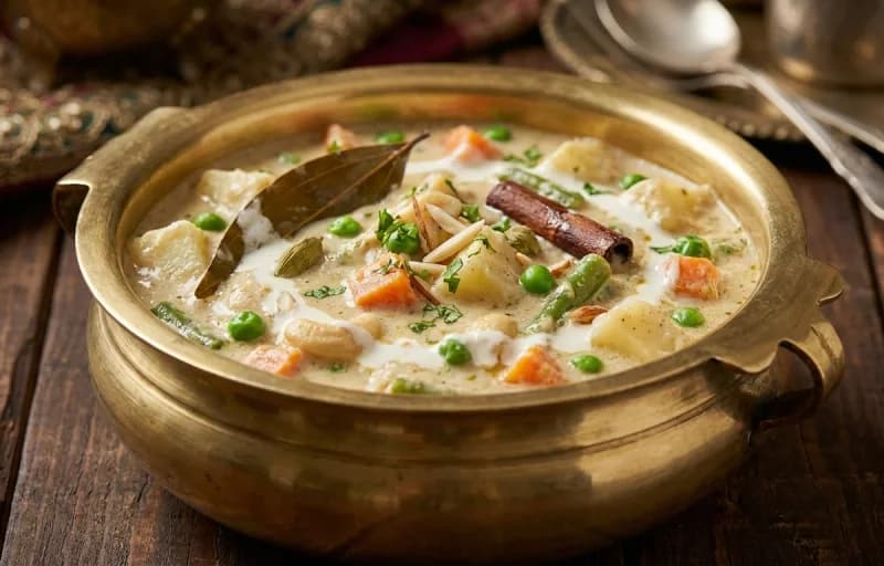 Subz Korma with Taftan - Recipe 1