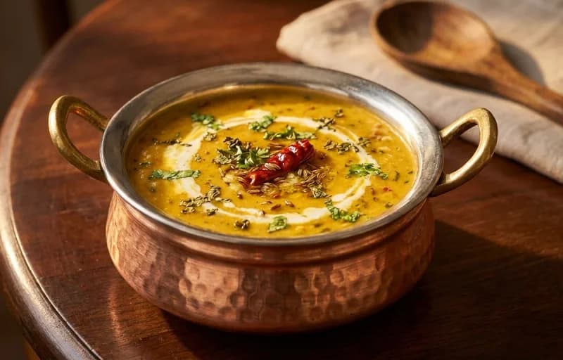 Awadhi Dum Aloo, Sultani Dal and Roomali Roti - Recipe 2