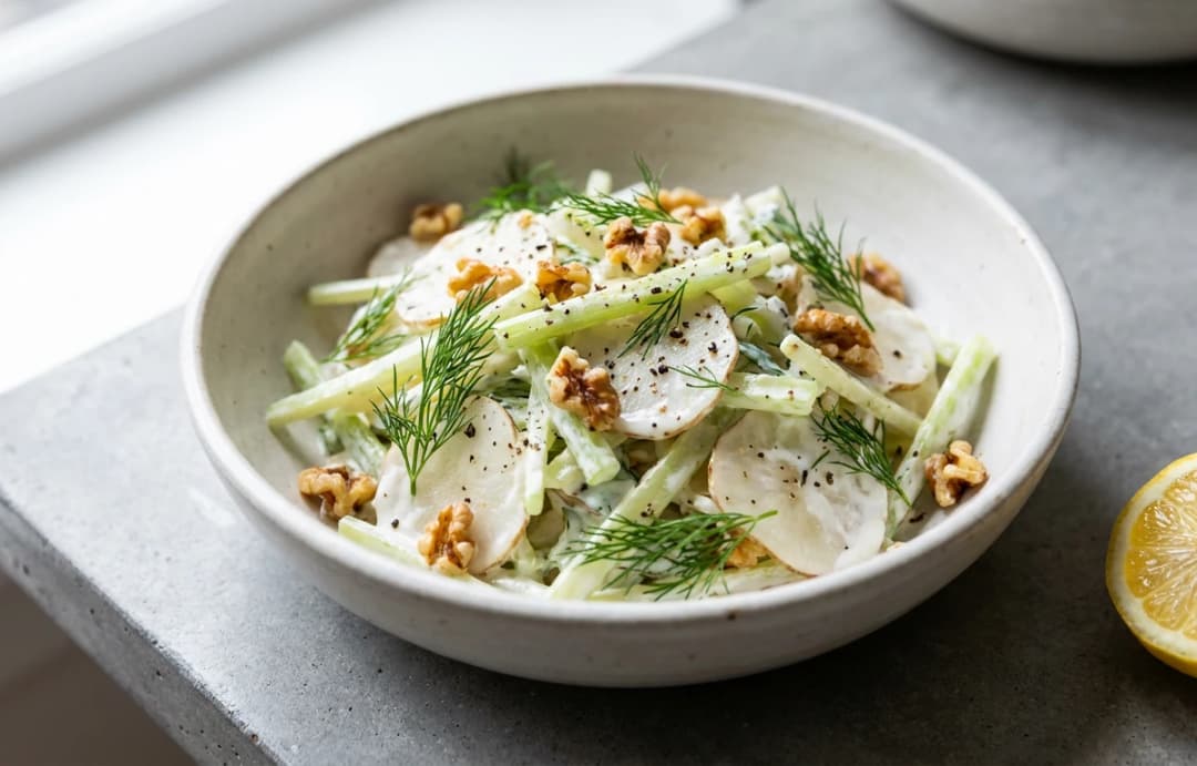 Sunchoke & Apple Yogurt Slaw