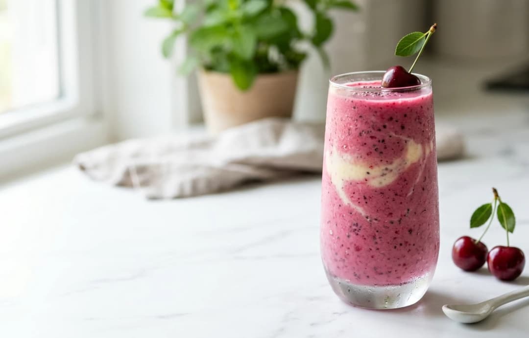 Sweet Cherry & Banana Smoothie
