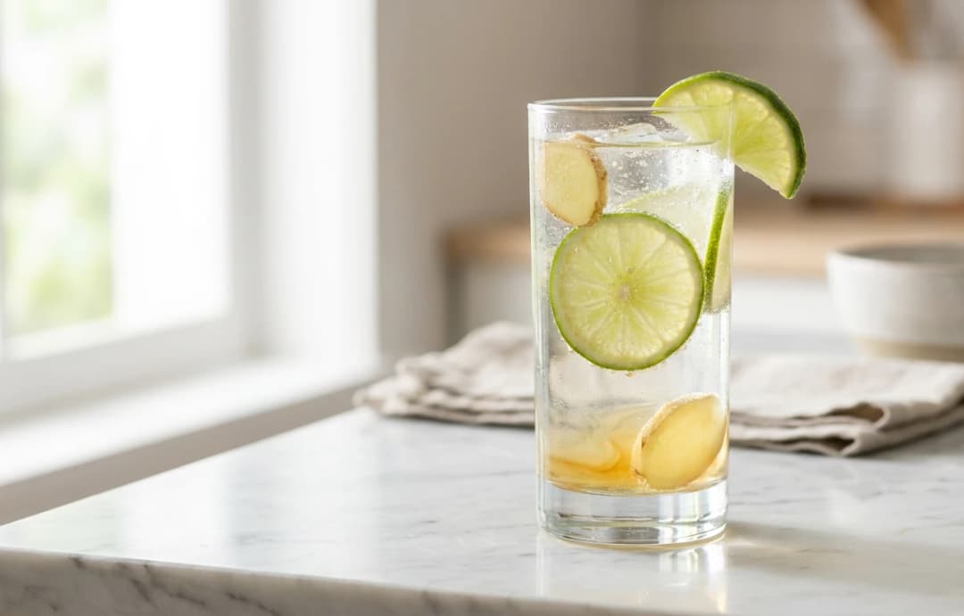 Sweet Lime & Ginger Water Infusion