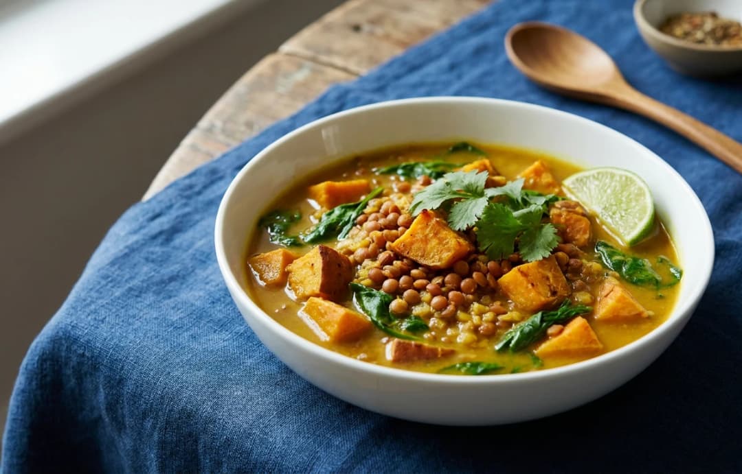 Sweet Potato & Lentil Curry