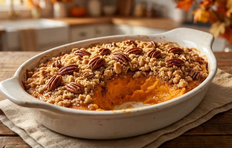 Ham with Pineapple Glaze, Sweet Potato Casserole and Green Bean Casserole - Recipe 2