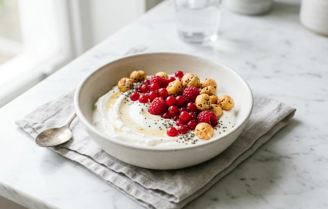 Sweetened Greek Yogurt Bowl