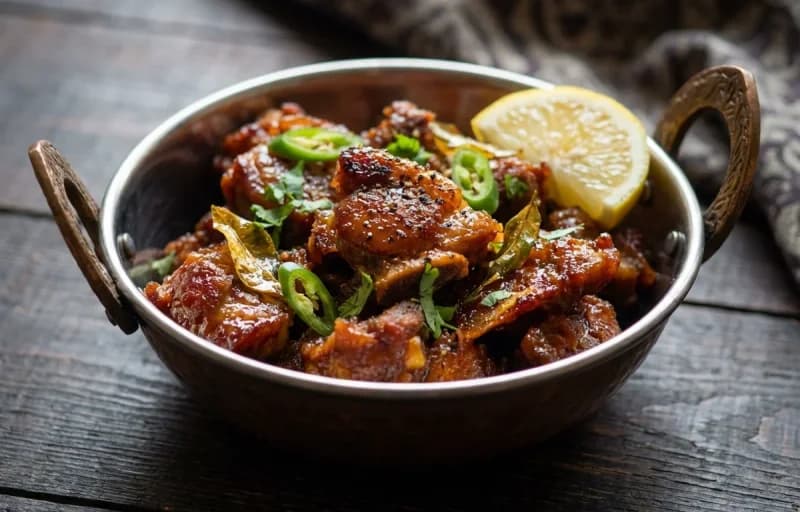 Talawa Gosht, Roomali Roti and Khatti Dal - Recipe 1