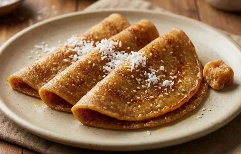 Talniche Pole with Ginger Chutney - Recipe 1