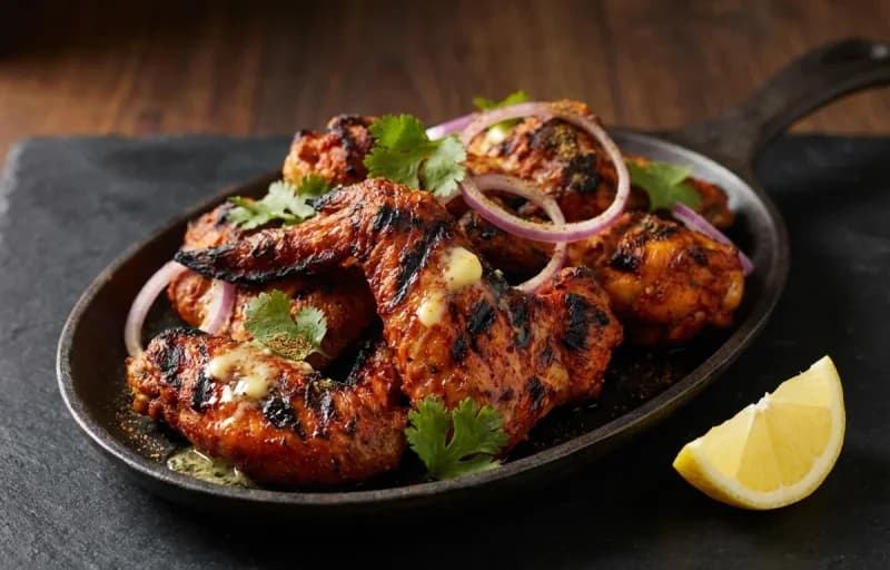 Tandoori Chicken Wings with Chaat Masala - Recipe 1
