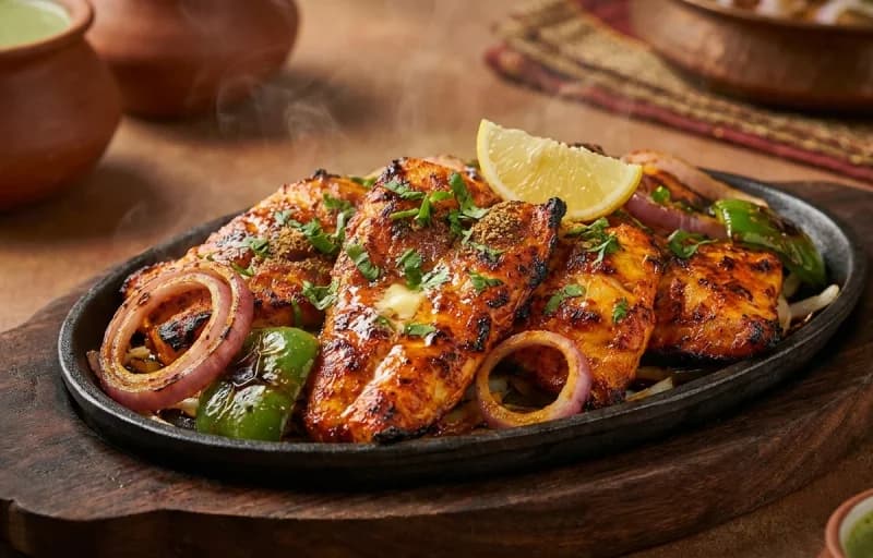 Tandoori Fish Tikka with Mint Chutney - Recipe 1