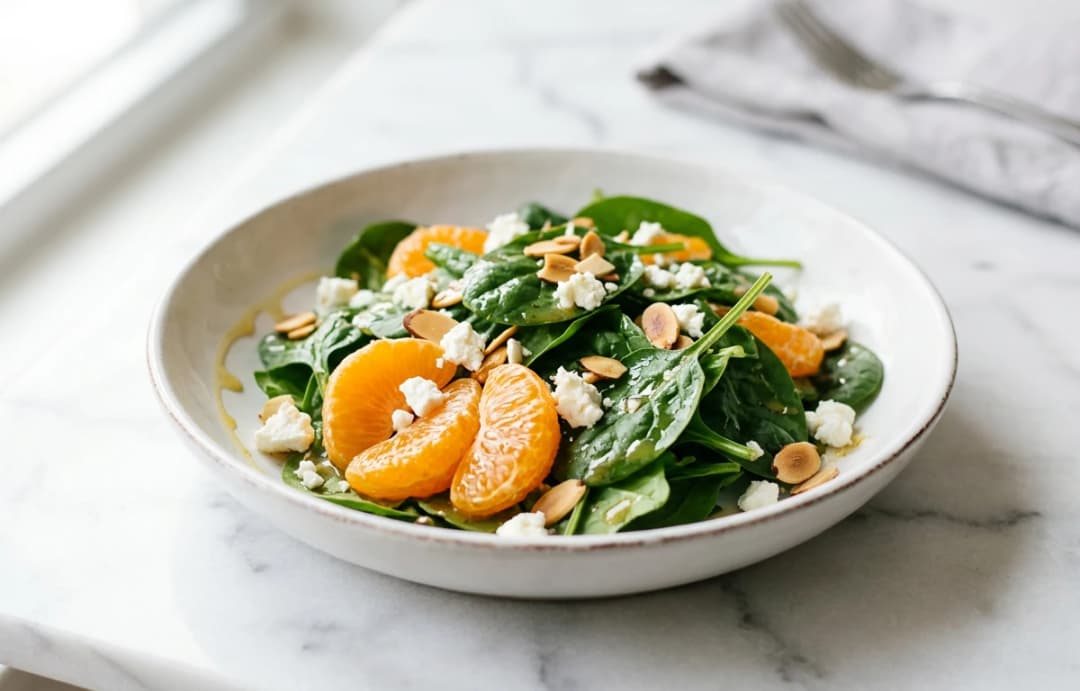 Tangerine & Spinach Salad