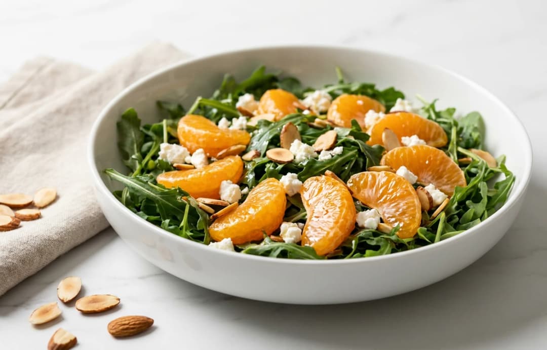 Tangerine & Toasted Almond Salad
