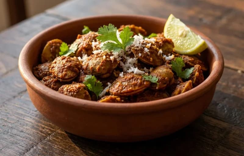 Teesryo Sukka with Ladi Pav - Recipe 1