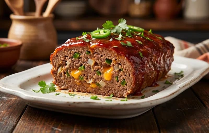 Tex-Mex Meatloaf, Mashed Potatoes and Corn on the Cob - Recipe 1