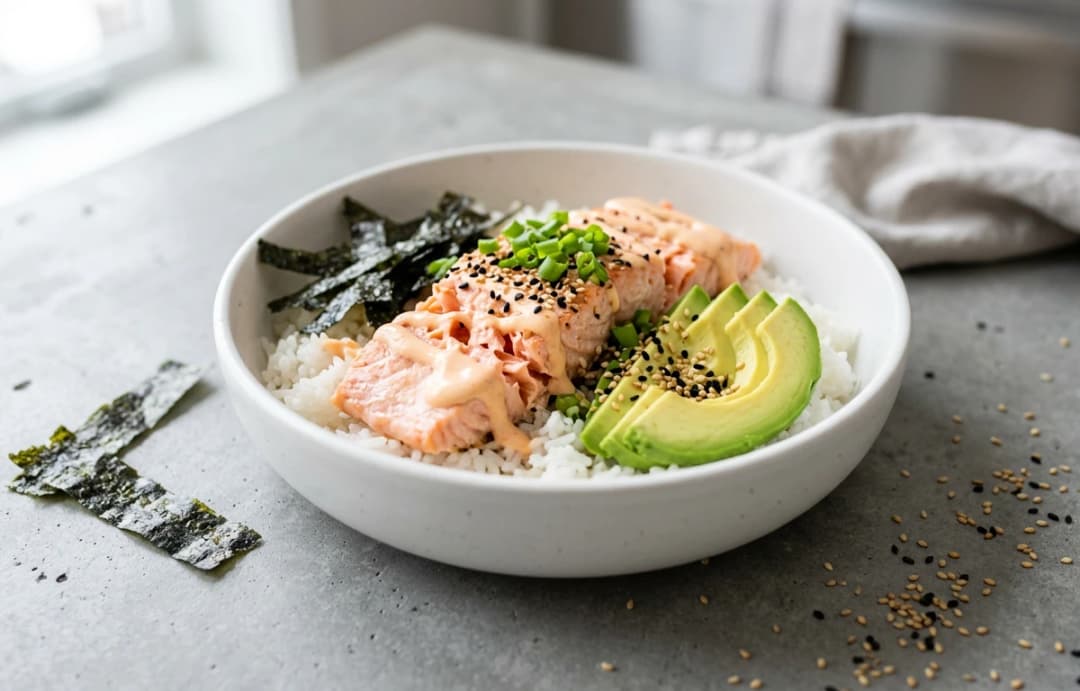 The Classic Viral Salmon Rice Bowl