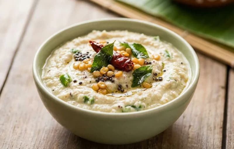 Kara Paniyaram, Thengai Chutney and Thakkali Chutney - Recipe 2