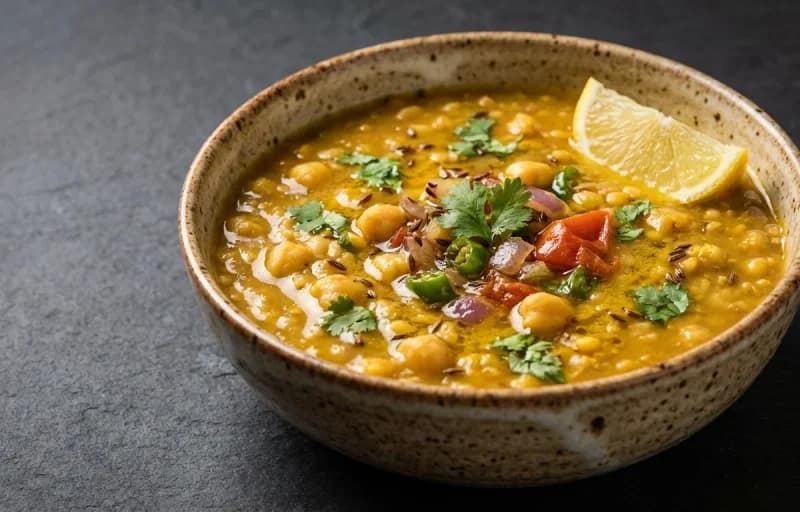 Juar Jo Dodo, Tidali Dal and Coriander Mint Chutney - Recipe 2