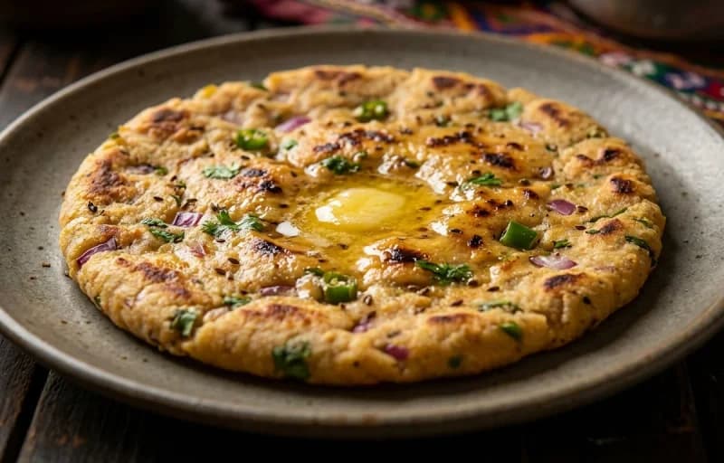 Panchmel Dal, Tikkad, Mango Pickle and Onion Salad - Recipe 2