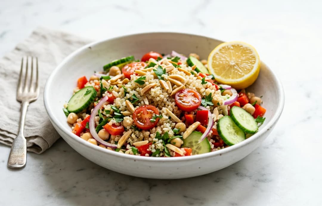 Toasted Almond & Quinoa Salad