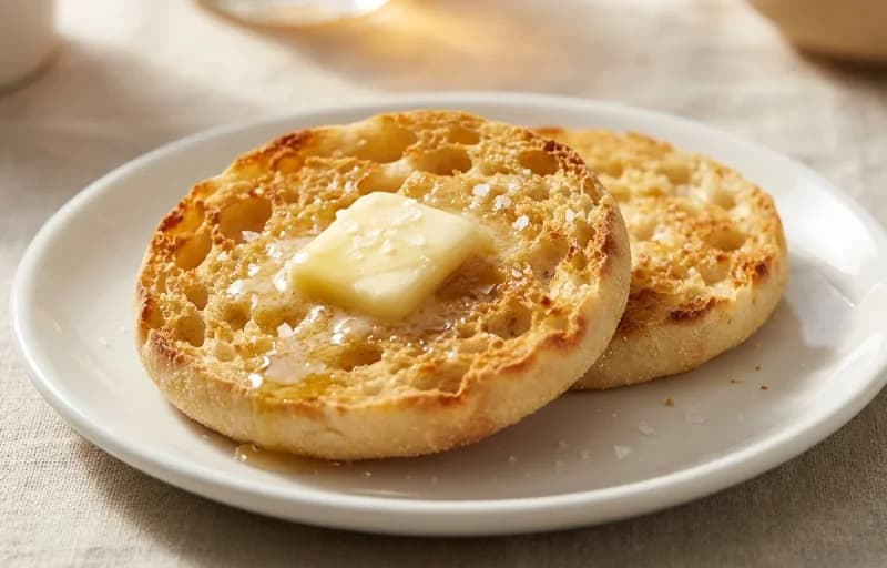 Toasted English Muffin with Butter