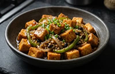 Tofu in Black Bean Sauce