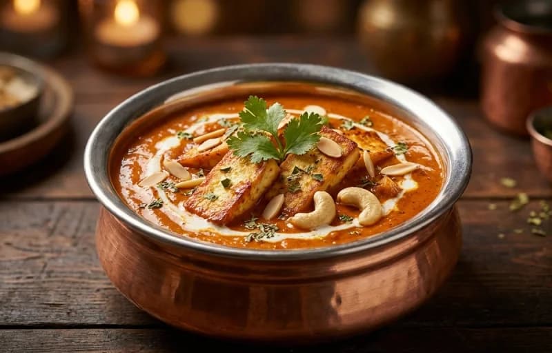 Tofu Pasanda with Butter Naan - Recipe 1