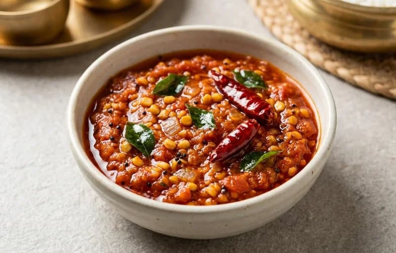 Biyyam Rava Dosa with Tomato Pachadi - Recipe 2