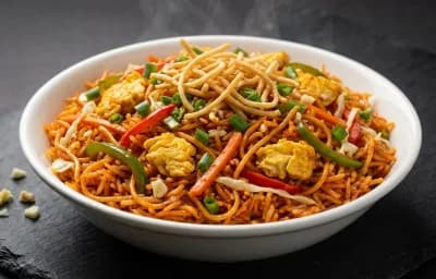 Triple Schezwan Egg Fried Rice